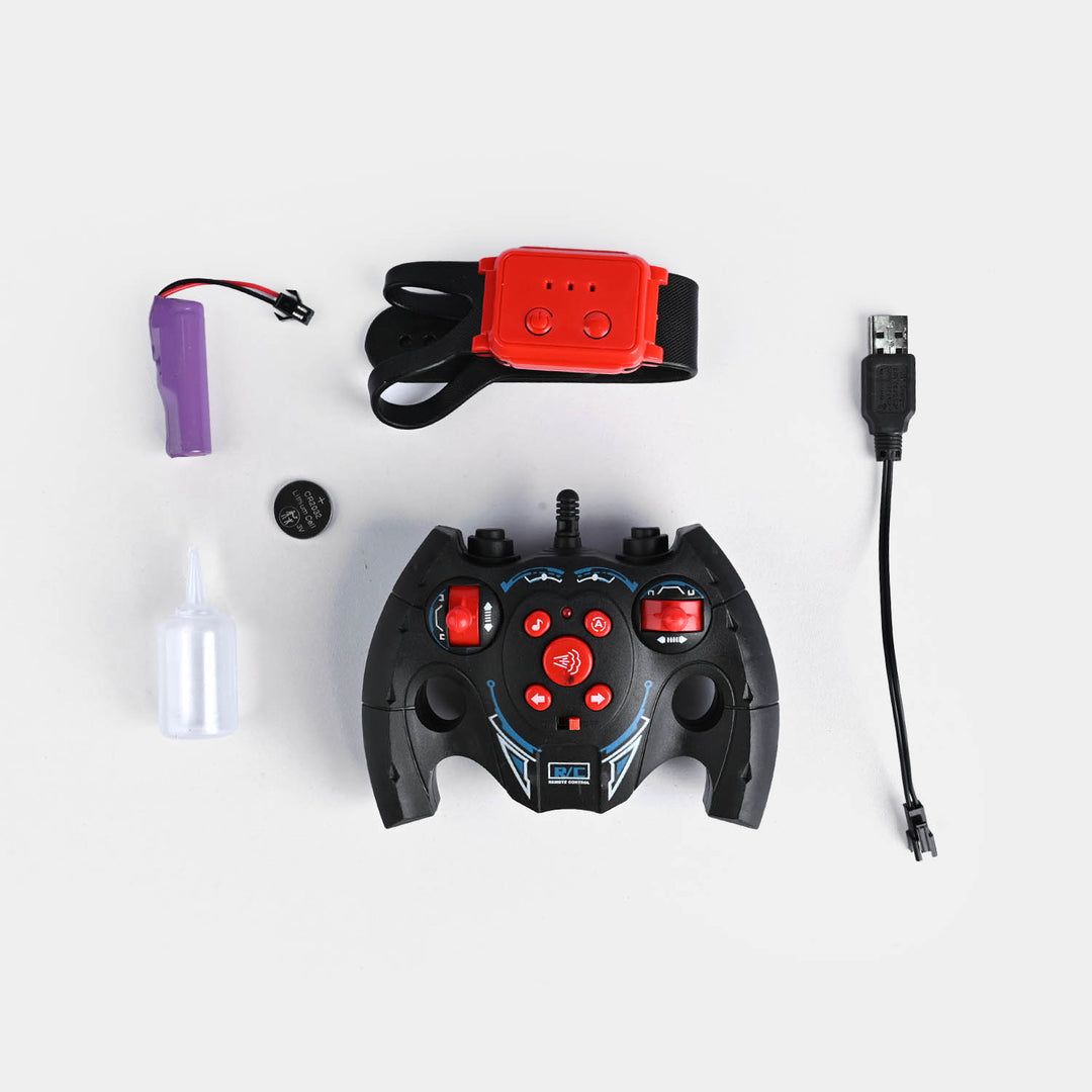 Gesture-Sensing Remote Control Stunt Car With Smoke Function