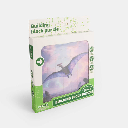 Simulated Dinosaur Puzzle Block Set