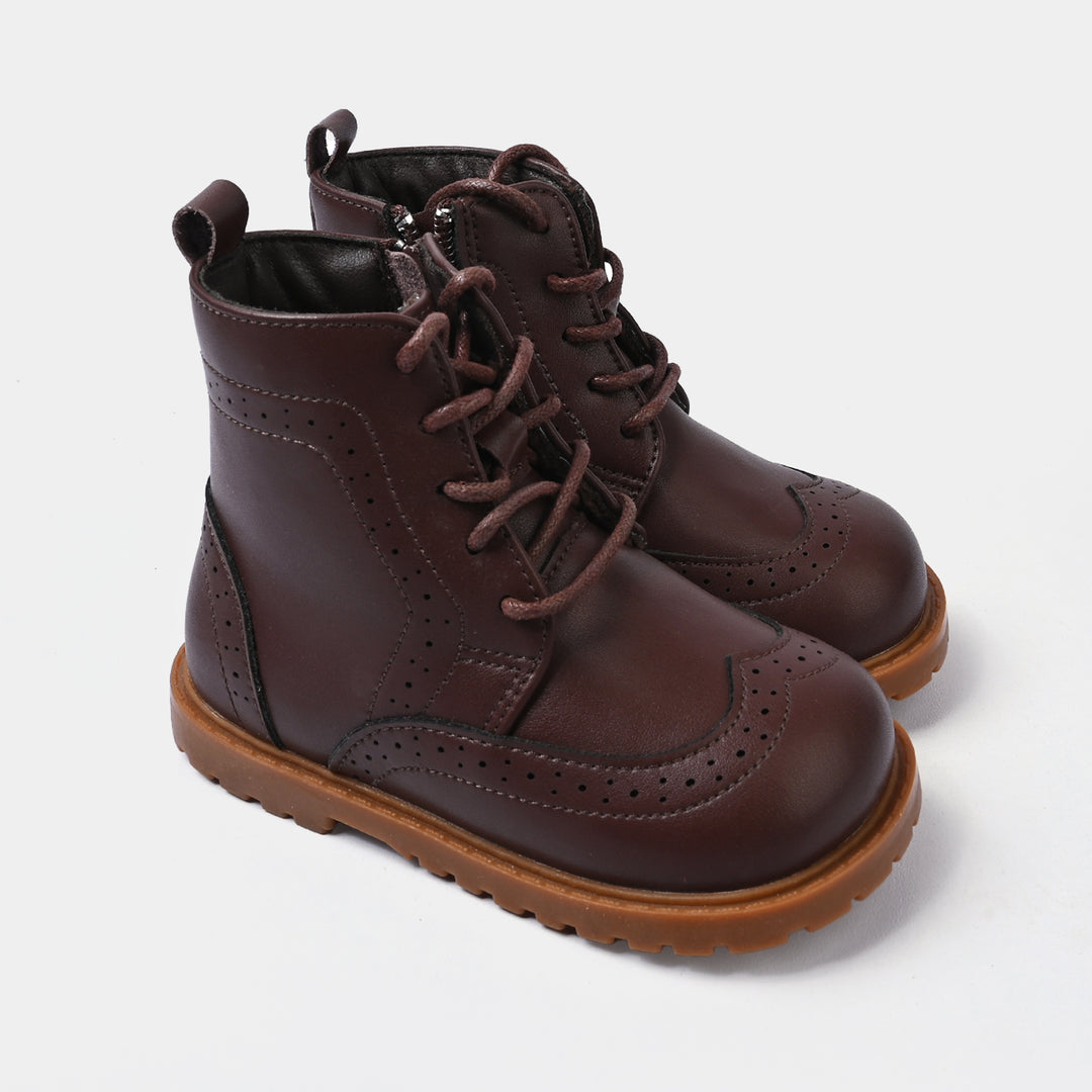 Boys Boots 20283-BROWN