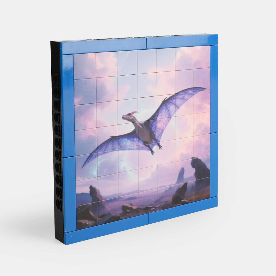 Simulated Dinosaur Puzzle Block Set