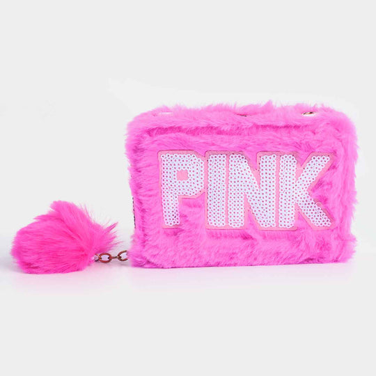 Girls Fur Fashion Hand Bag/Wallet