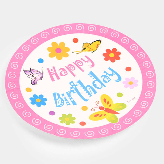 Elegant Happy Birthday Plates