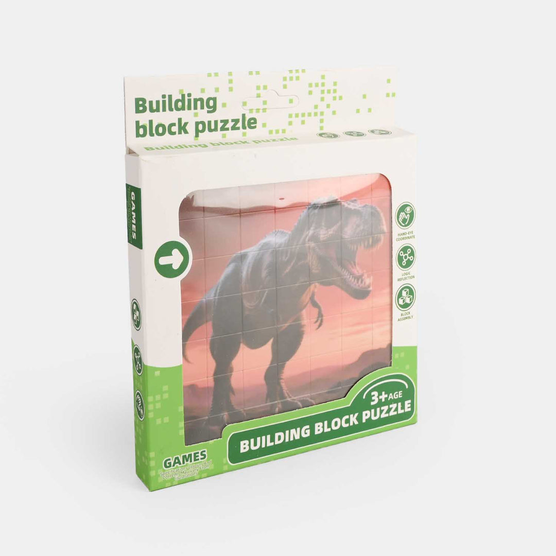 Simulated Dinosaur Puzzle Block Set