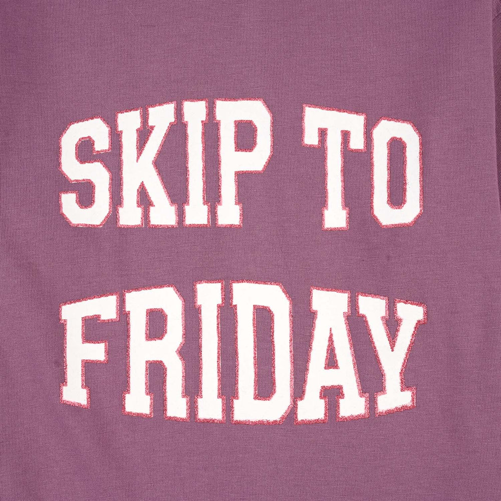 Girls Rib T-Shirts H/S Skip To Friday