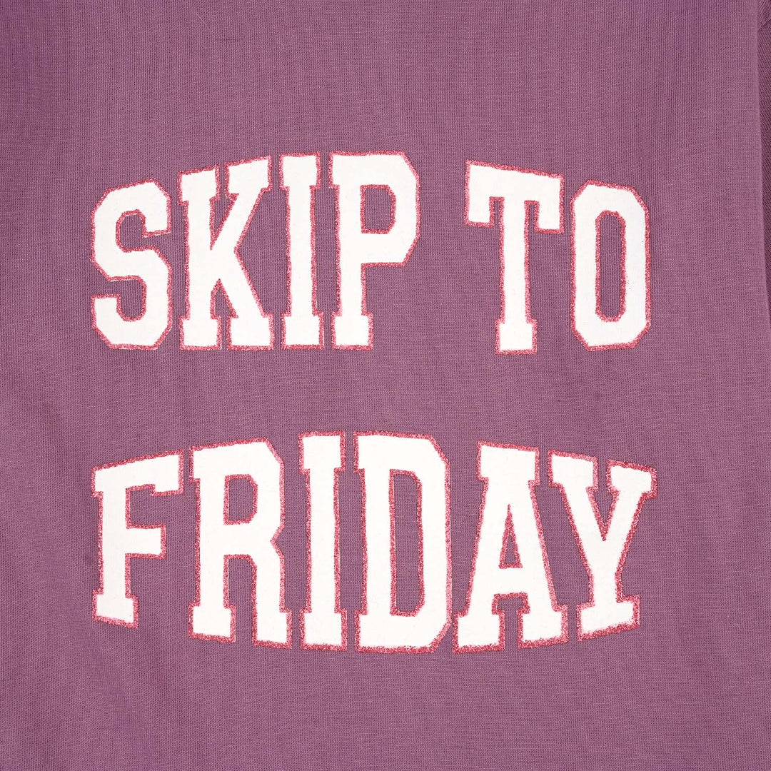 Girls Rib T-Shirts H/S Skip To Friday