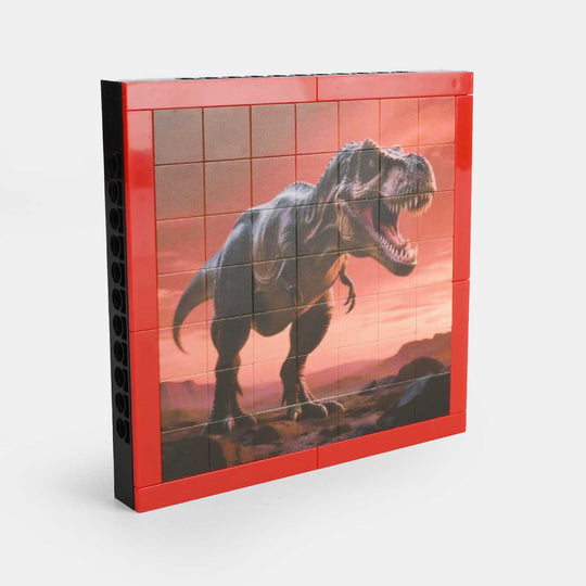 Simulated Dinosaur Puzzle Block Set