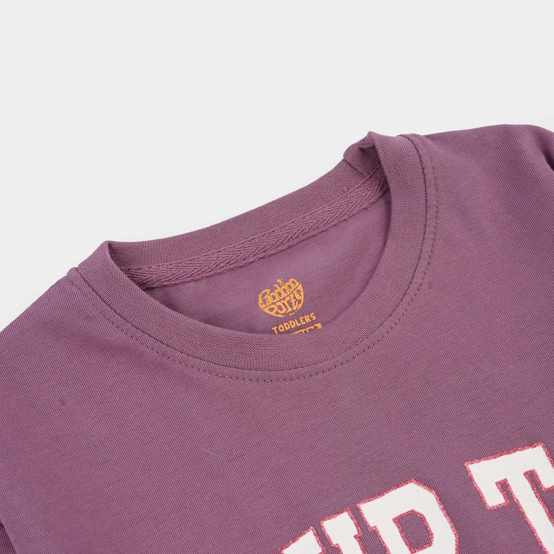 Girls Rib T-Shirts H/S Skip To Friday