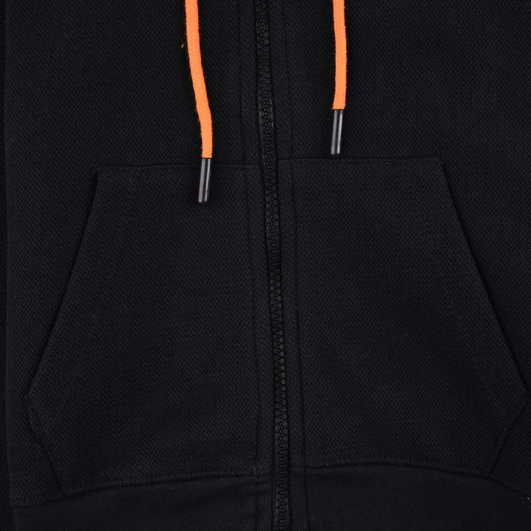 Boys Jumbo Pique Knitted Jacket Skate Rider-NAVY