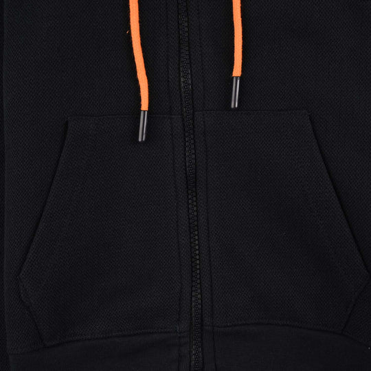 Boys Jumbo Pique Knitted Jacket Skate Rider-NAVY