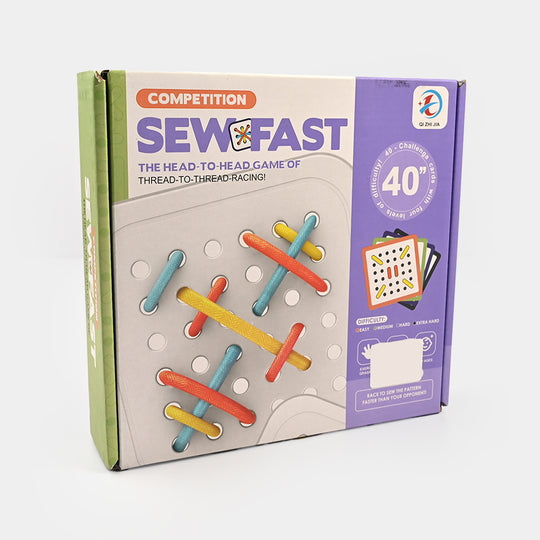 Montessori-Inspired Rope Threading Board Toy Game Set