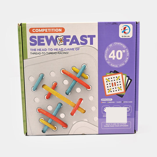 Montessori-Inspired Rope Threading Board Toy Game Set