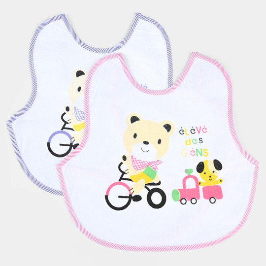 Baby Terry Bib Pack Of 2 Large | 18M+