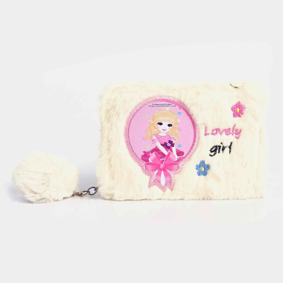 Girls Fur Fashion Hand Bag/Wallet