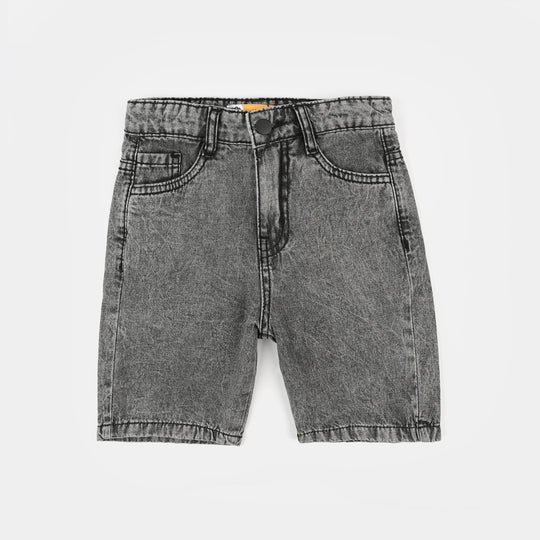 Boys Denim Short Positive Energy-Dark Grey