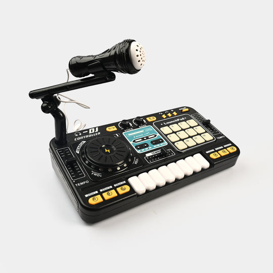 Kids DJ Mixer Toy with Microphone & Keyboard