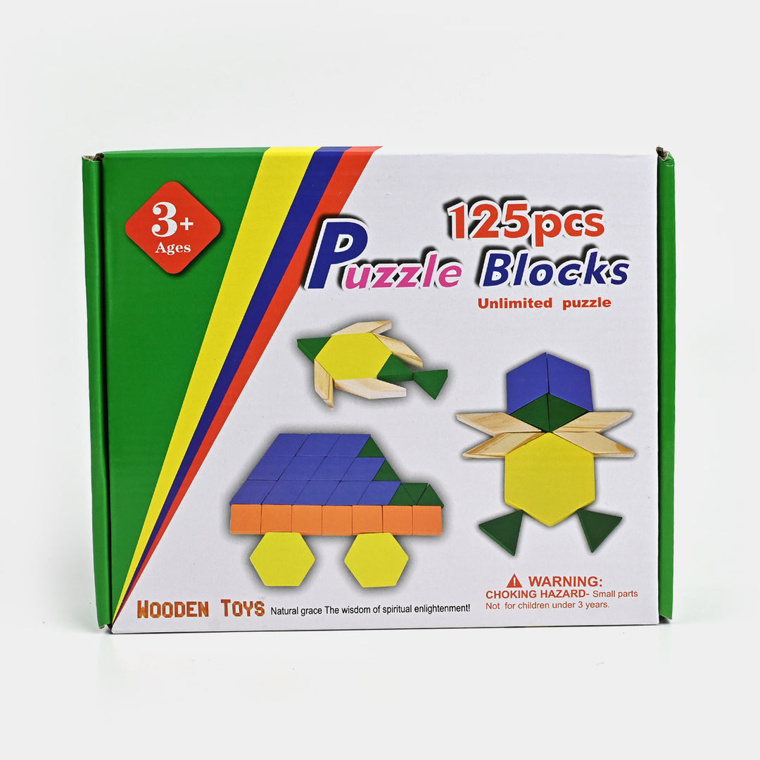 Educational Puzzle Blocks 125pcs