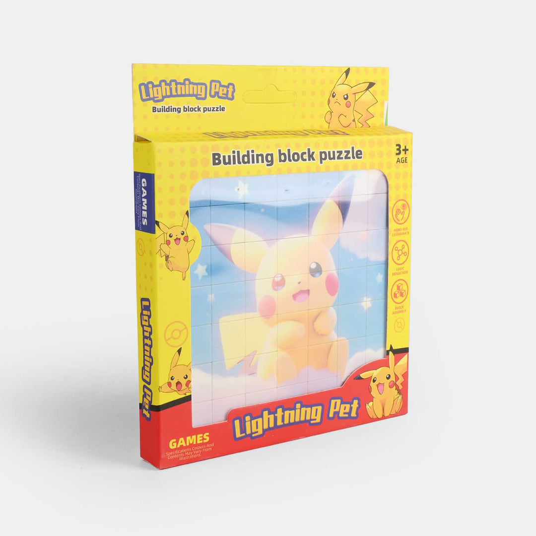 Character Puzzle Building Blocks Game for Kids