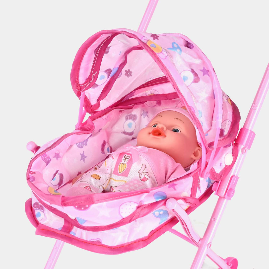 Doll With Stroller