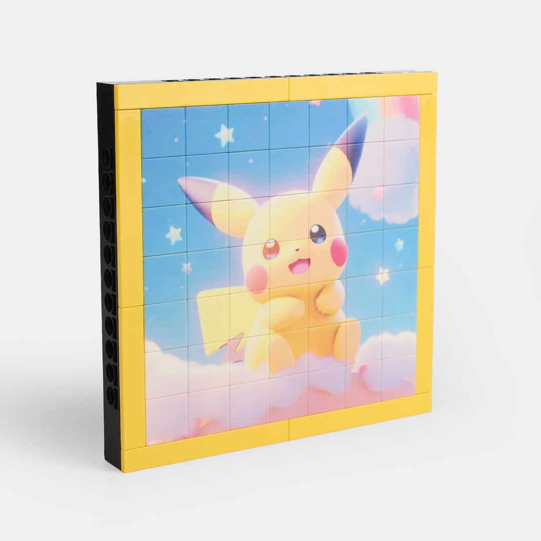 Character Puzzle Building Blocks Game for Kids