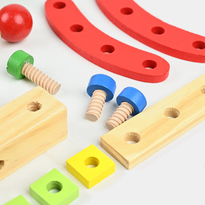 Wooden Nut Puzzle Combinations 31pcs