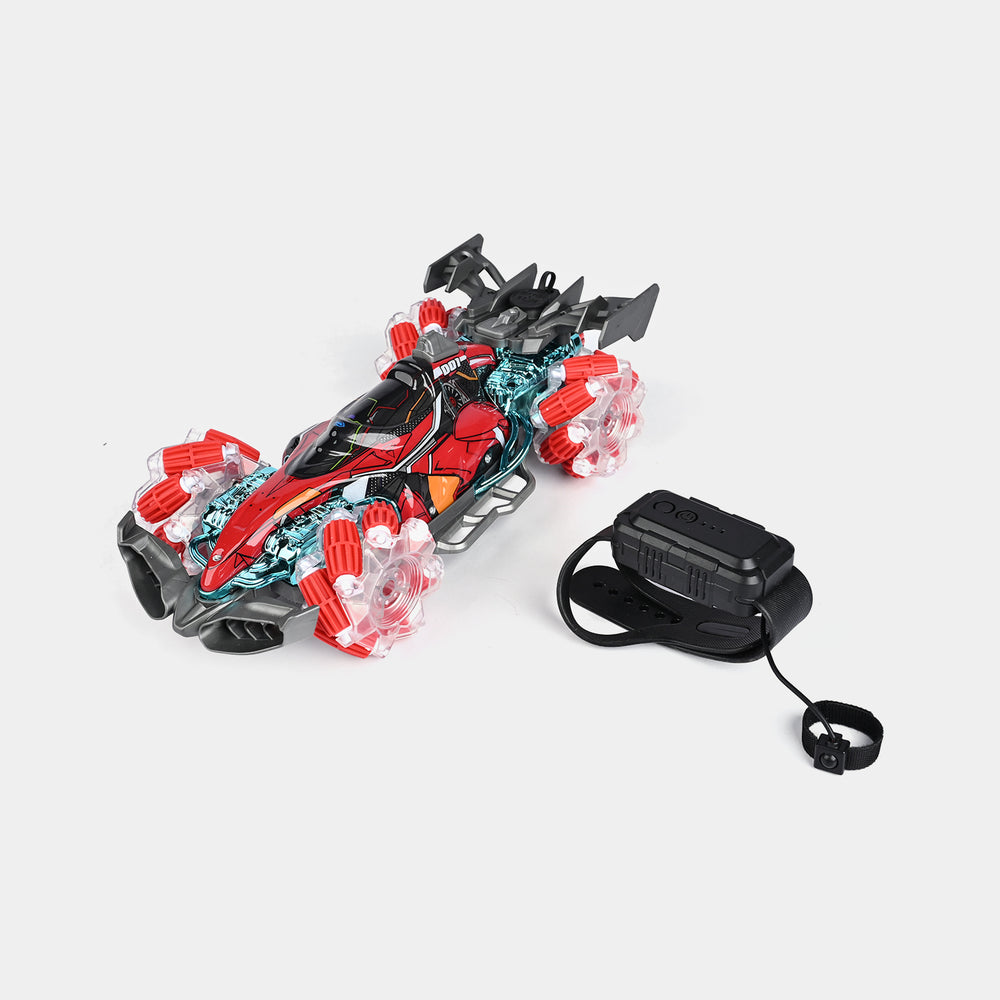 Remote Control Spray Stunt Car with LED Lights