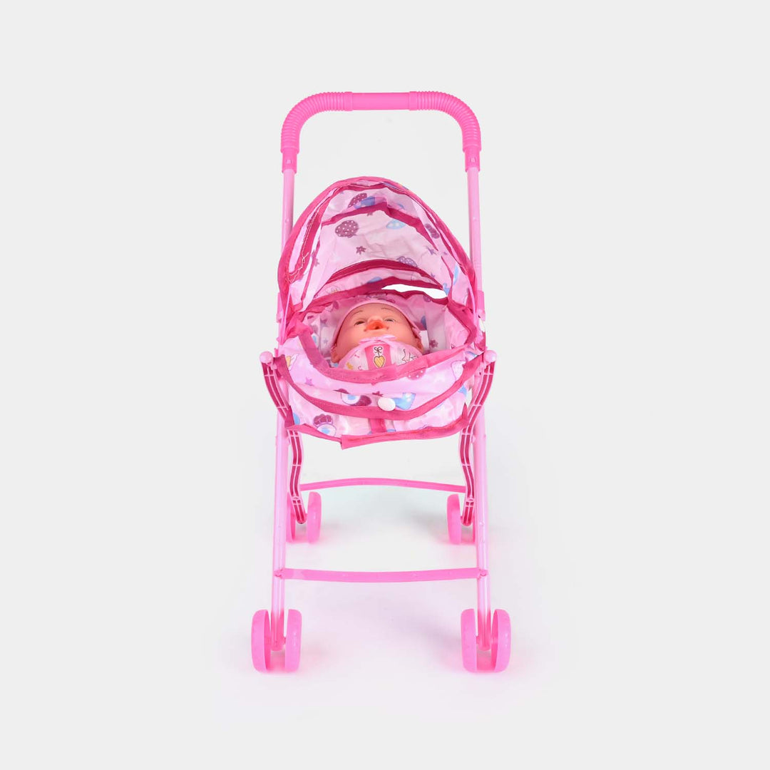 Doll With Stroller