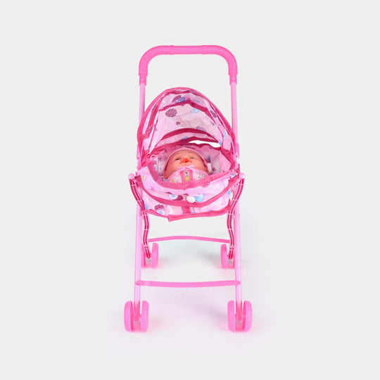 Doll With Stroller