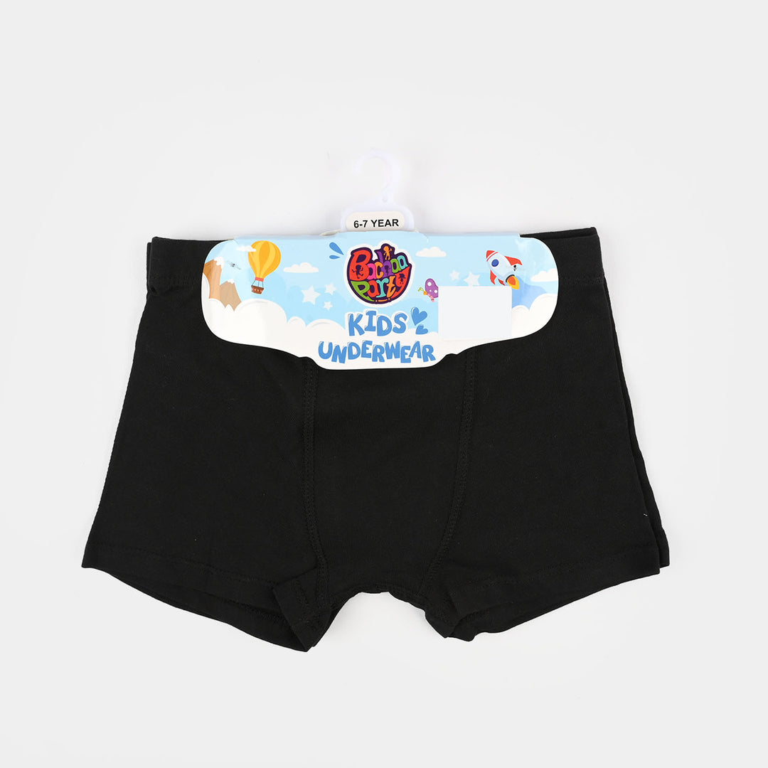 Boys Basic Boxer-Pack Of 2-BLACK