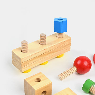 Wooden Nut Puzzle Combinations 31pcs