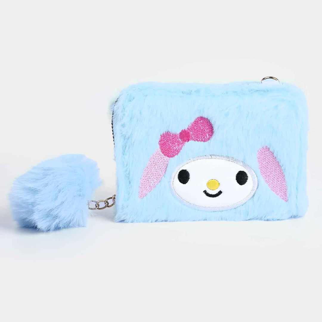 GIRLS FUR FASHION HAND BAG/WALLET