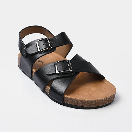 Boys Teen Sandal PD-01-BLACK