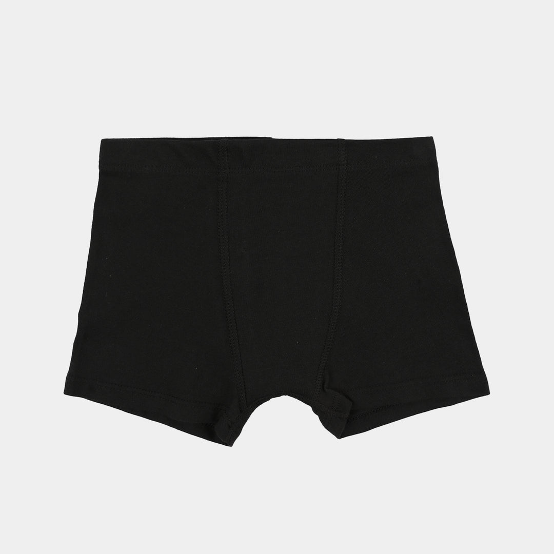 Boys Basic Boxer-Pack Of 2-BLACK