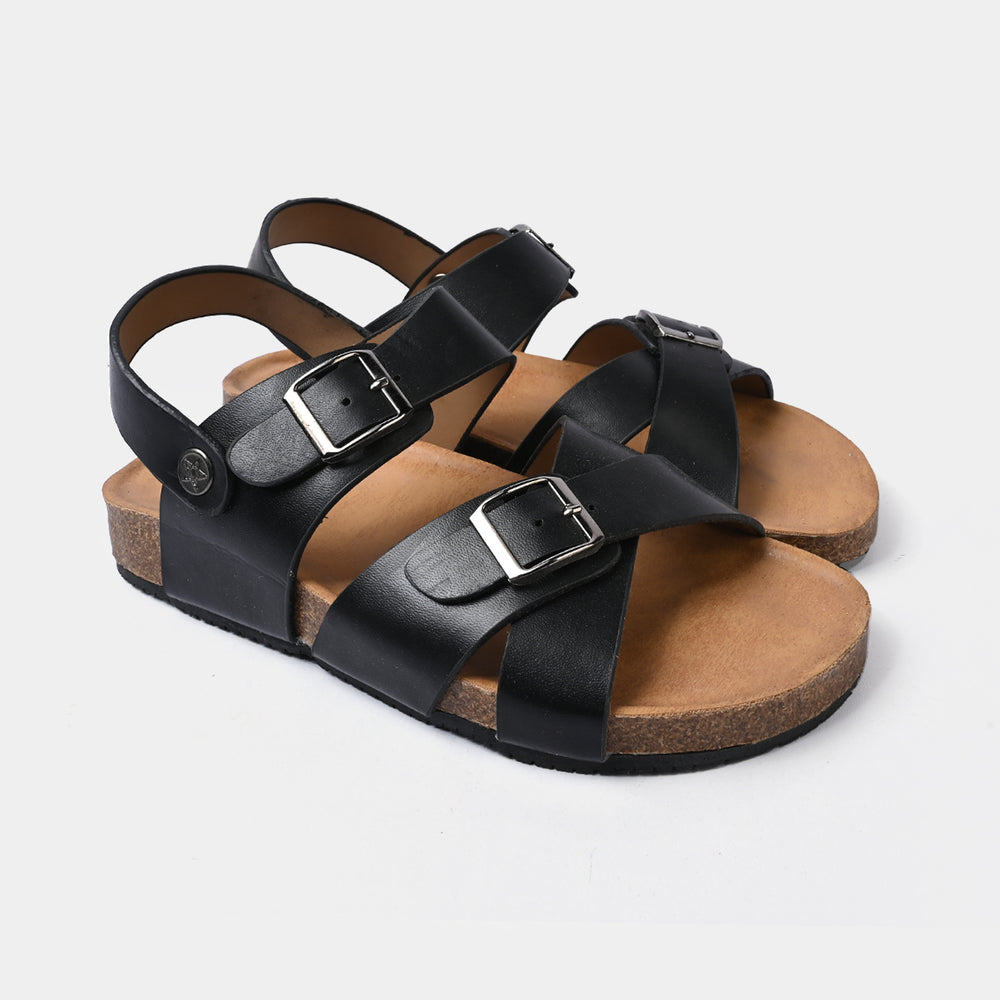 Boys Teen Sandal PD-01-BLACK