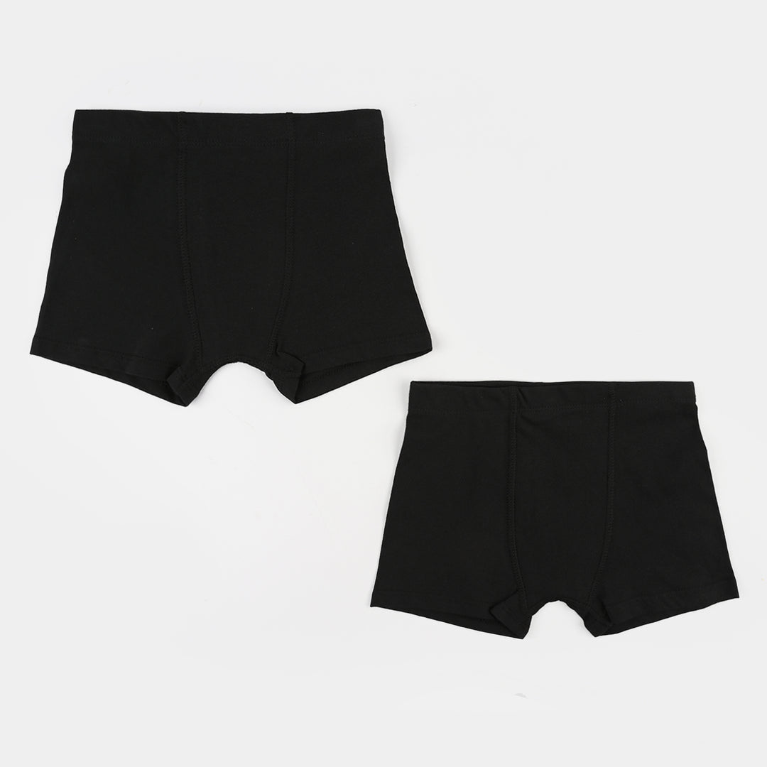 Boys Basic Boxer-Pack Of 2-BLACK