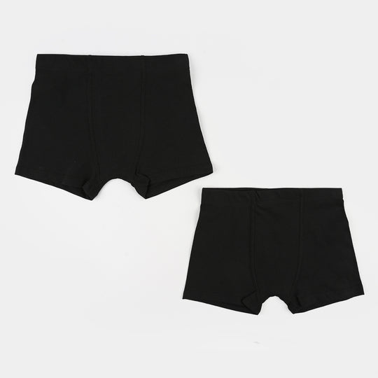 Boys Basic Boxer-Pack Of 2-BLACK