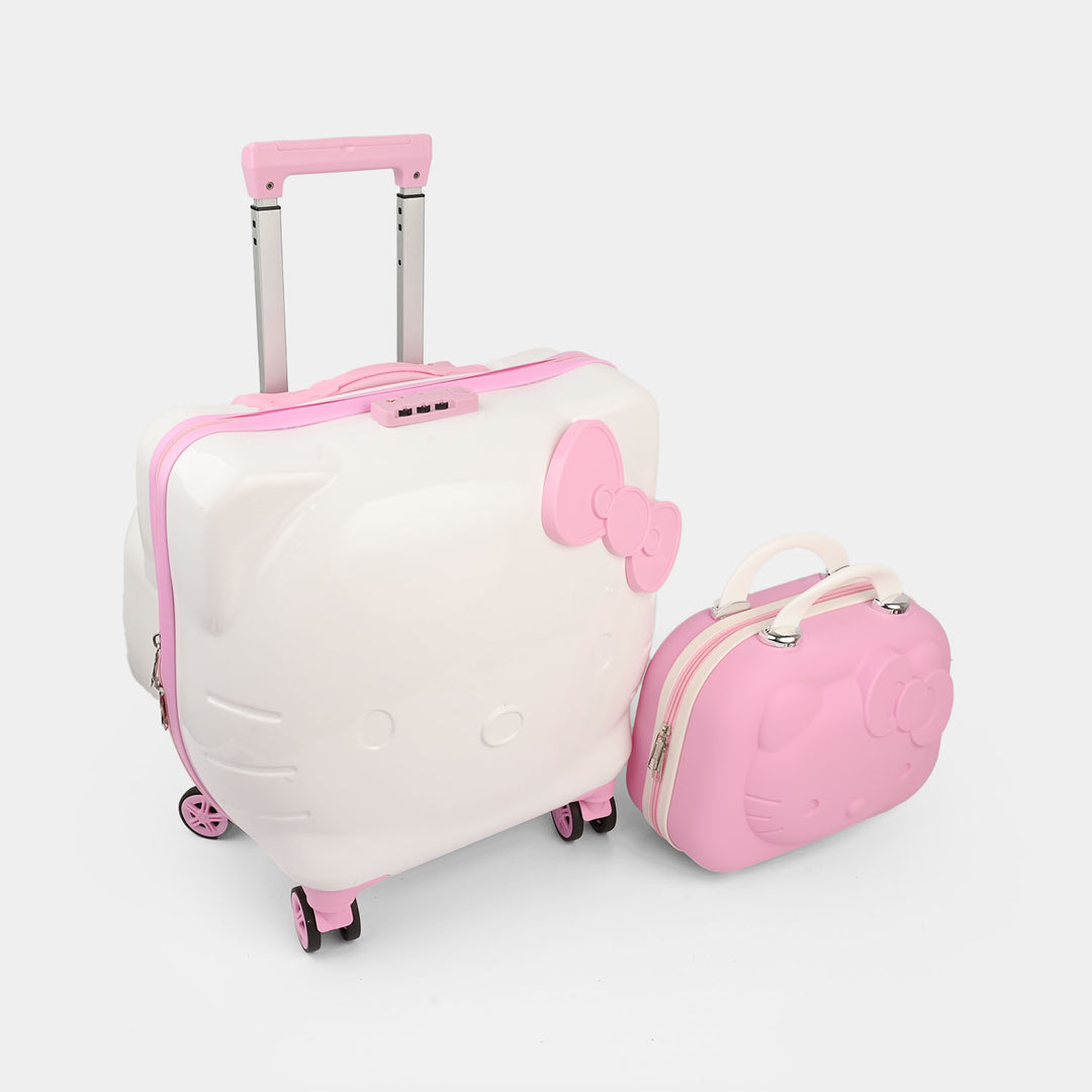 Character Themed Luggage Trolley Bag/ Travel Suitcase Set 2Pcs