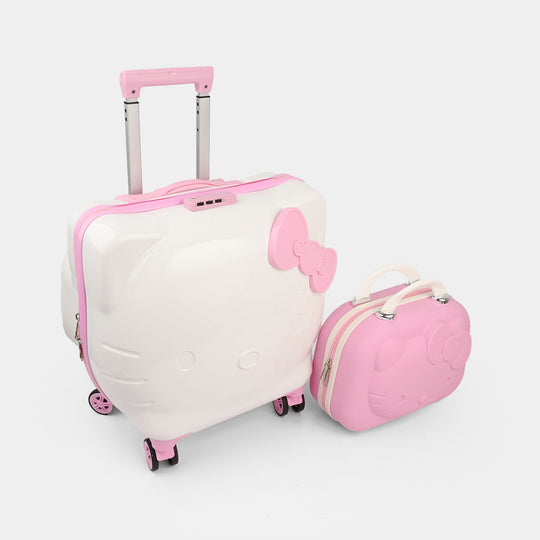 Character Themed Luggage Trolley Bag/ Travel Suitcase Set 2Pcs