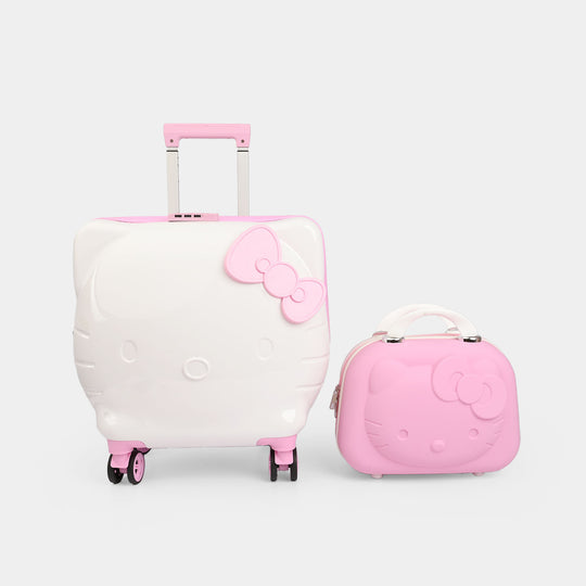 Character Themed Luggage Trolley Bag/ Travel Suitcase Set 2Pcs