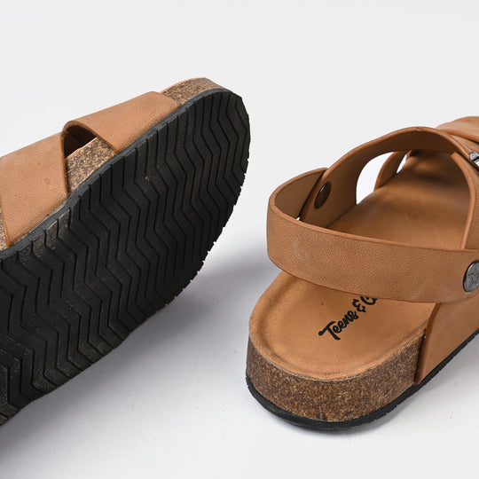 Boys Teen Sandal PD-01-Mustard