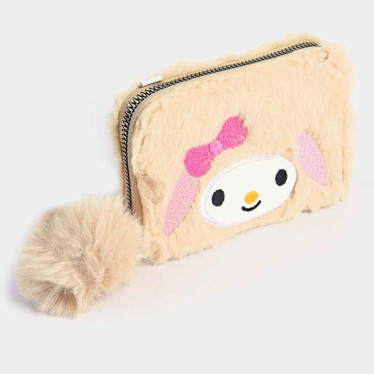 GIRLS FUR FASHION HAND BAG/WALLET