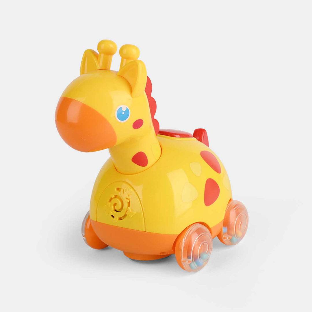 Interactive Electronic Bump & Go Toy with Light & Music