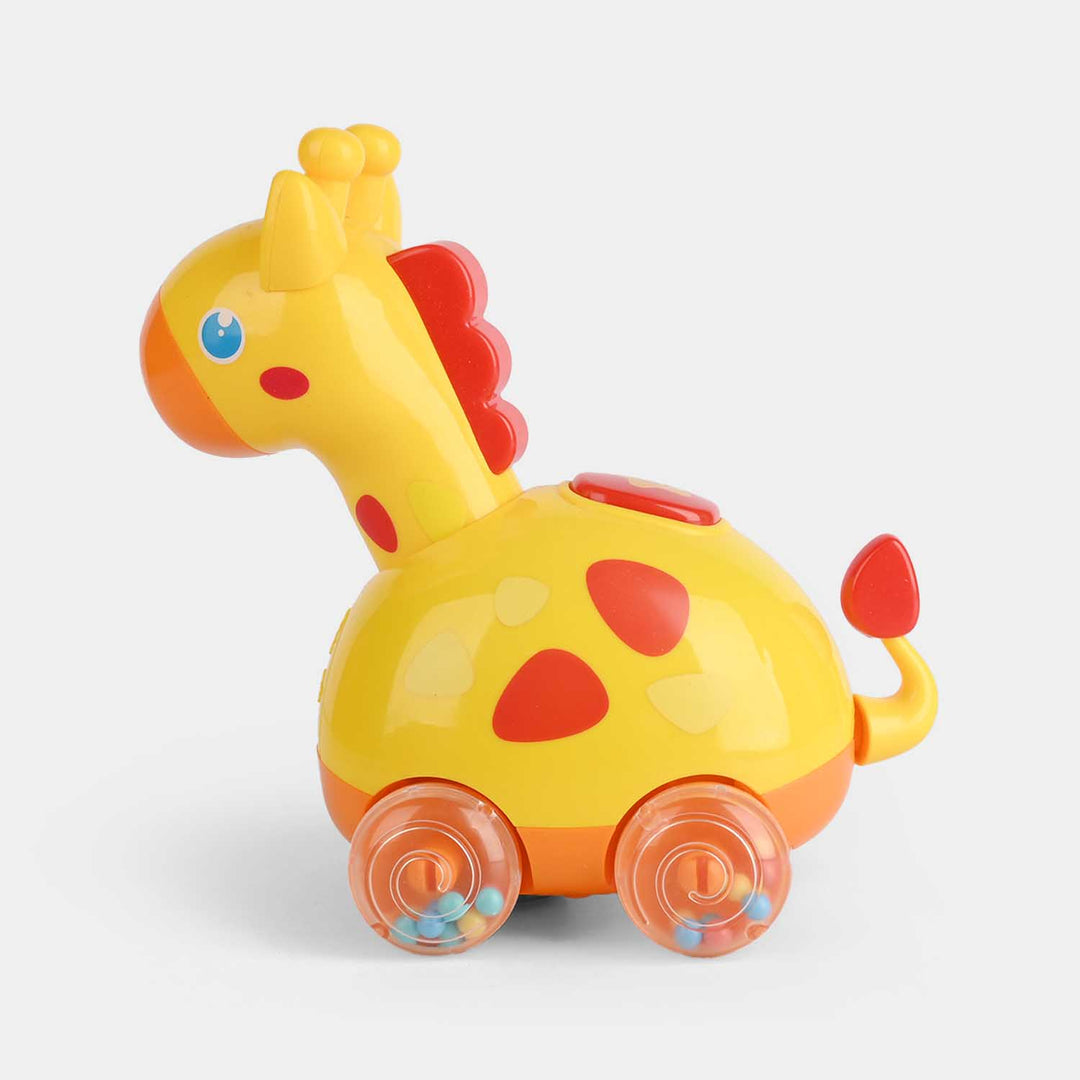 Interactive Electronic Bump & Go Toy with Light & Music