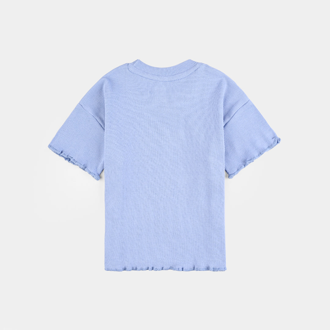 Infant Girls Rib T-Shirt H/S Character