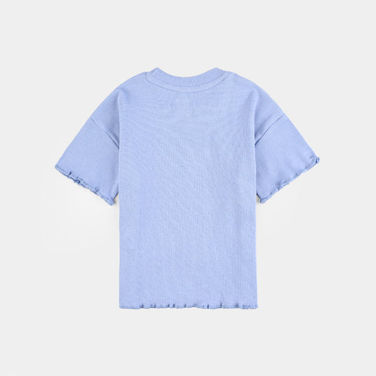 Infant Girls Rib T-Shirt H/S Character