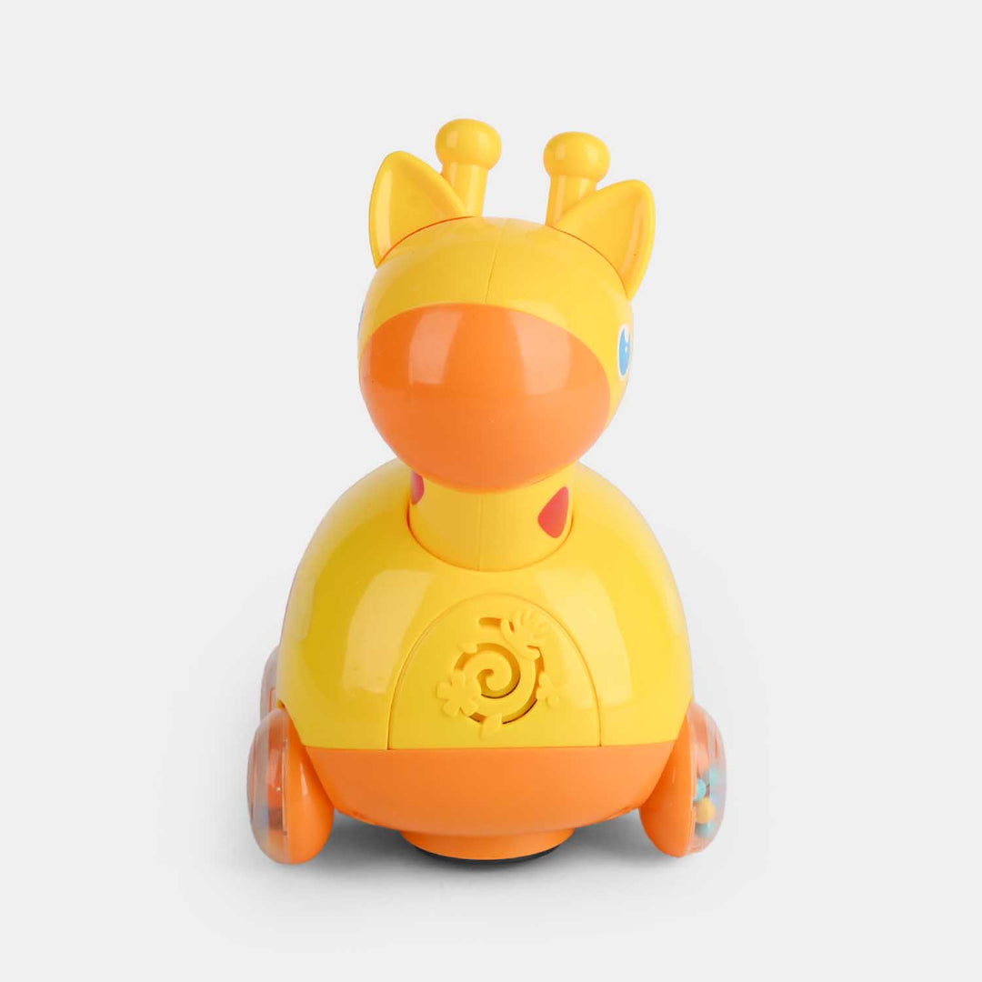 Interactive Electronic Bump & Go Toy with Light & Music