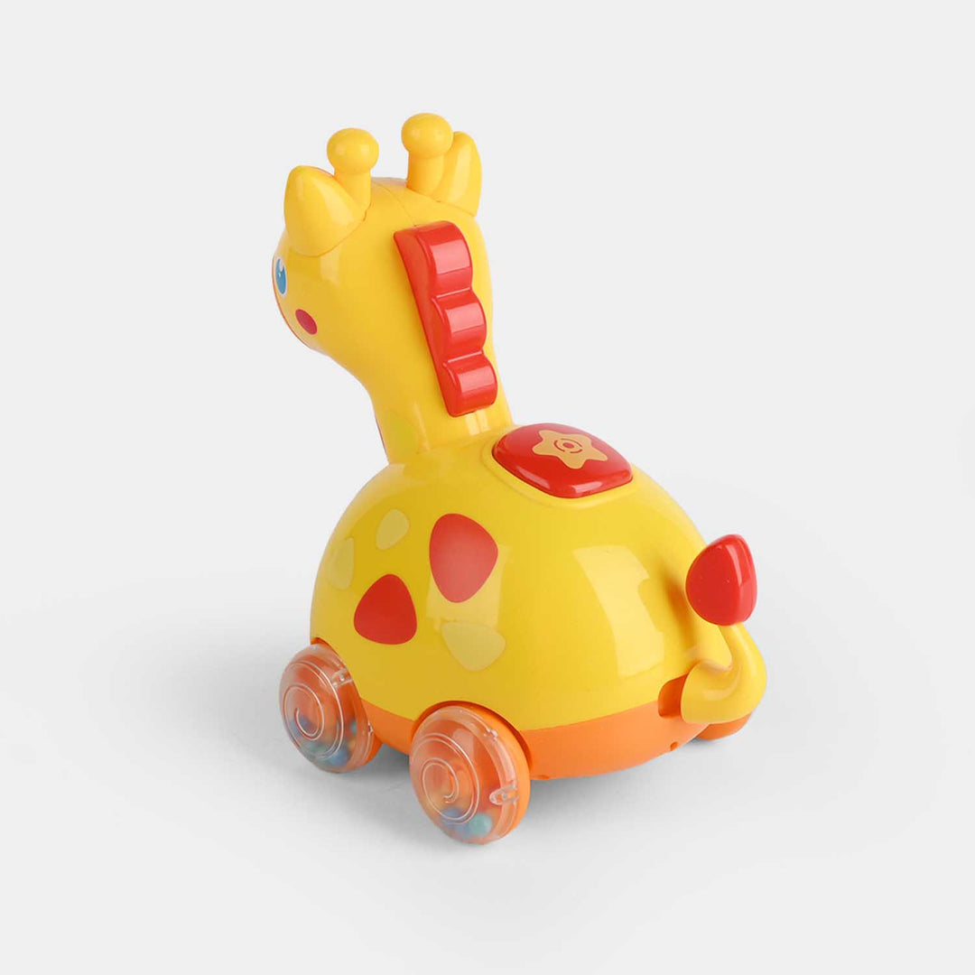 Interactive Electronic Bump & Go Toy with Light & Music