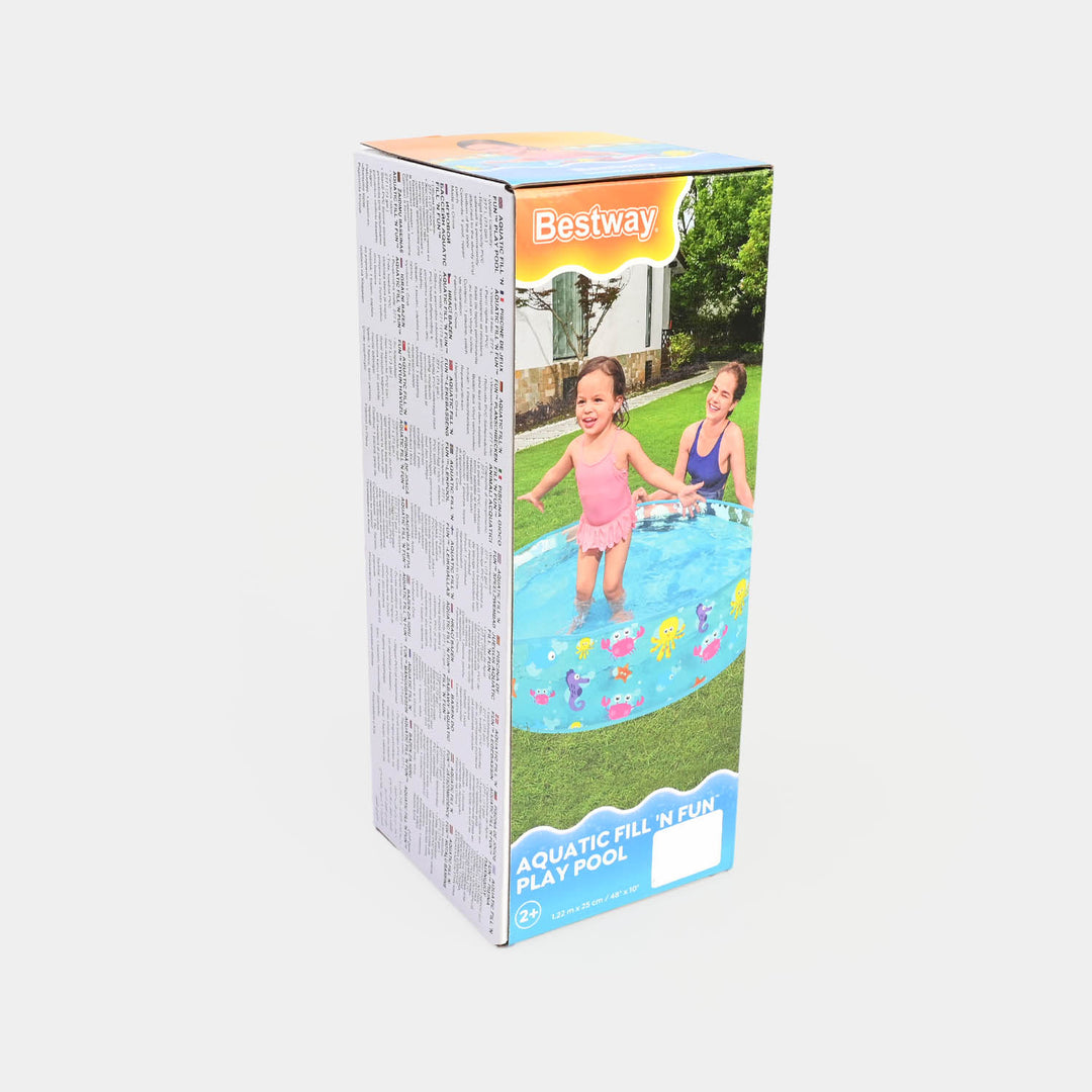 Bestway Aquatic Fill 'n Fun Play Pool for Kids (48x10)