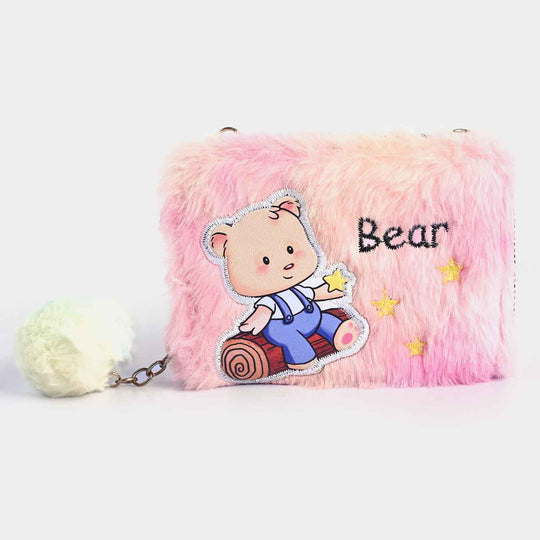 Girls Fur Fashion Hand Bag/Wallet