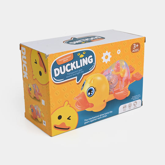 Gear Duck With Light & Music For Kids