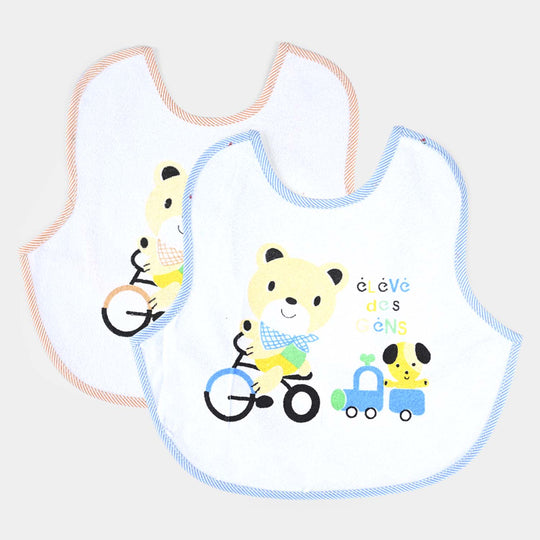 Baby Terry Bib Pack Of 2 Large | 18M+